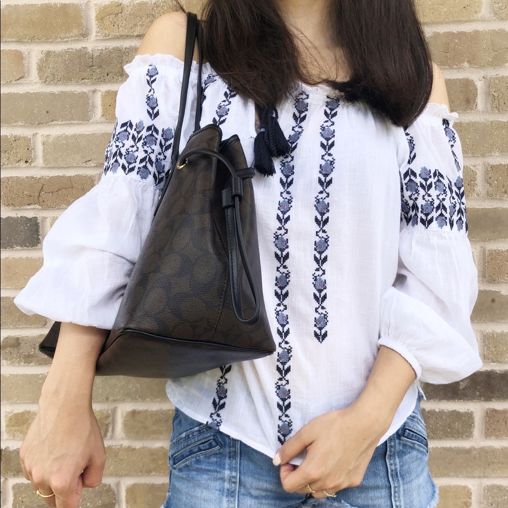 Gaby’sBags👜💕- Coach  Large purse Brown Black - Picture 4 of 8